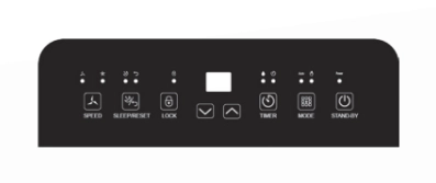 Diagram dat de luchtuitwisseling van de MyCond Roomer Smart 25 luchtontvochtiger illustreert.