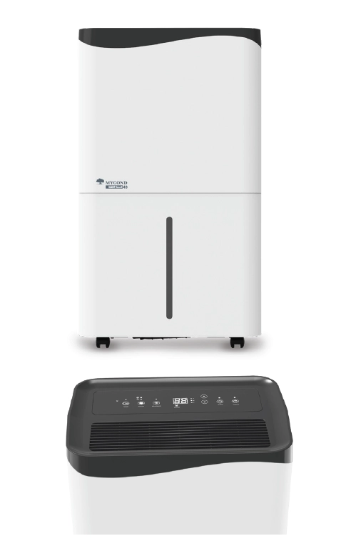 Kenmerken van de MyCond Giant Smart luchtontvochtigers voor huishoudelijk gebruik.