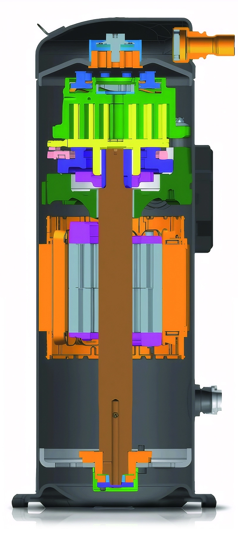 MyCond MCU-OHDD verticale doorsnede van de structuur