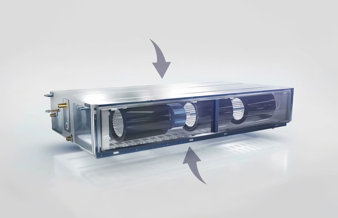 MyCond Medium ESP luchtkanaal compact ontwerp met dubbele ventilator
