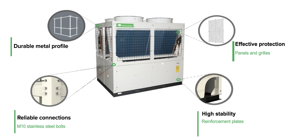 MyCond EVI MCU-YHE Robuuste metalen behuizing, effectieve bescherming, betrouwbare verbindingen