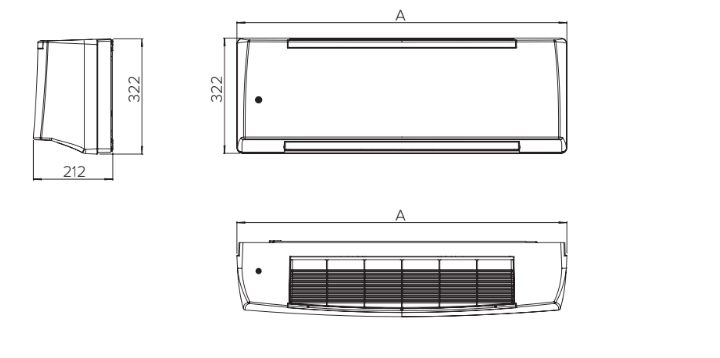 MyCond FHW Ventilatorconvectoren voor wandmontage met Modbus-besturing voor slimme huisautomatisering.