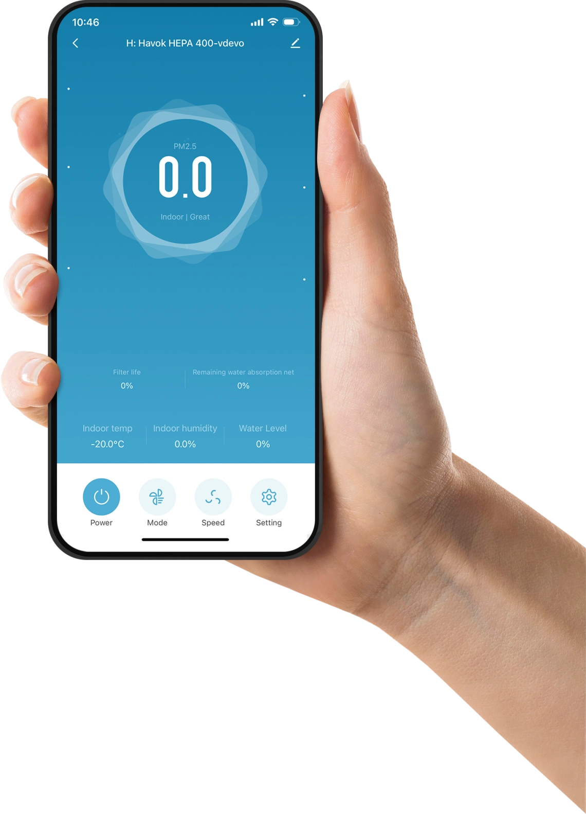 MyCond H:HAVOK HEPA 400 Ingebouwde Wi-Fi voor bediening
