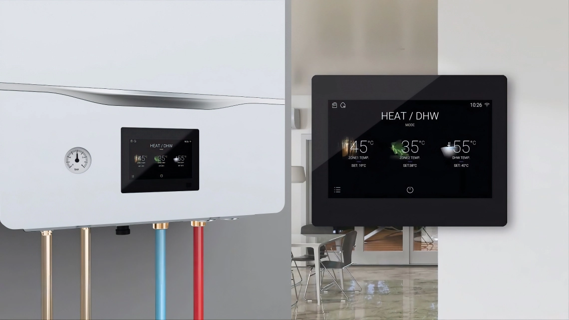 MyCond Hydro box touch bedieningspaneel
