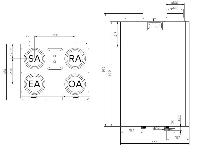 MyCond MCFA Algemene afmetingen - 1