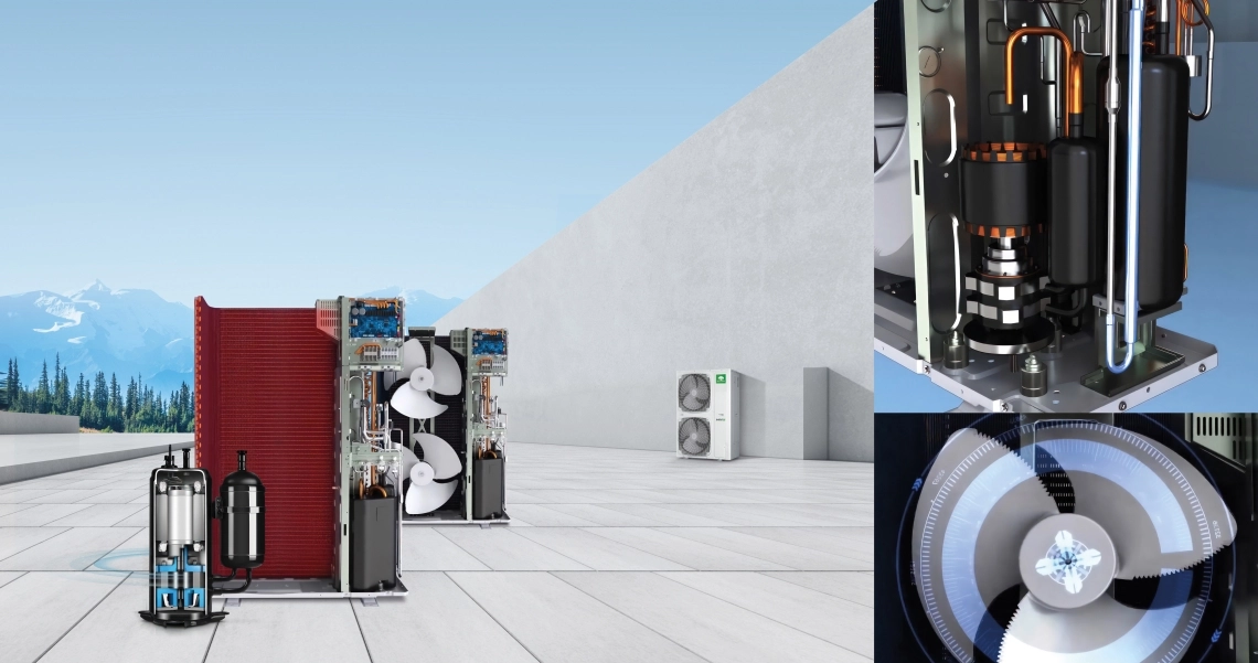 MyCond MRF S compressorventilator structuur inverter technologie