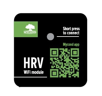 MyCond MVS***-DW HRV-module voor applicatiebesturing via WiFi