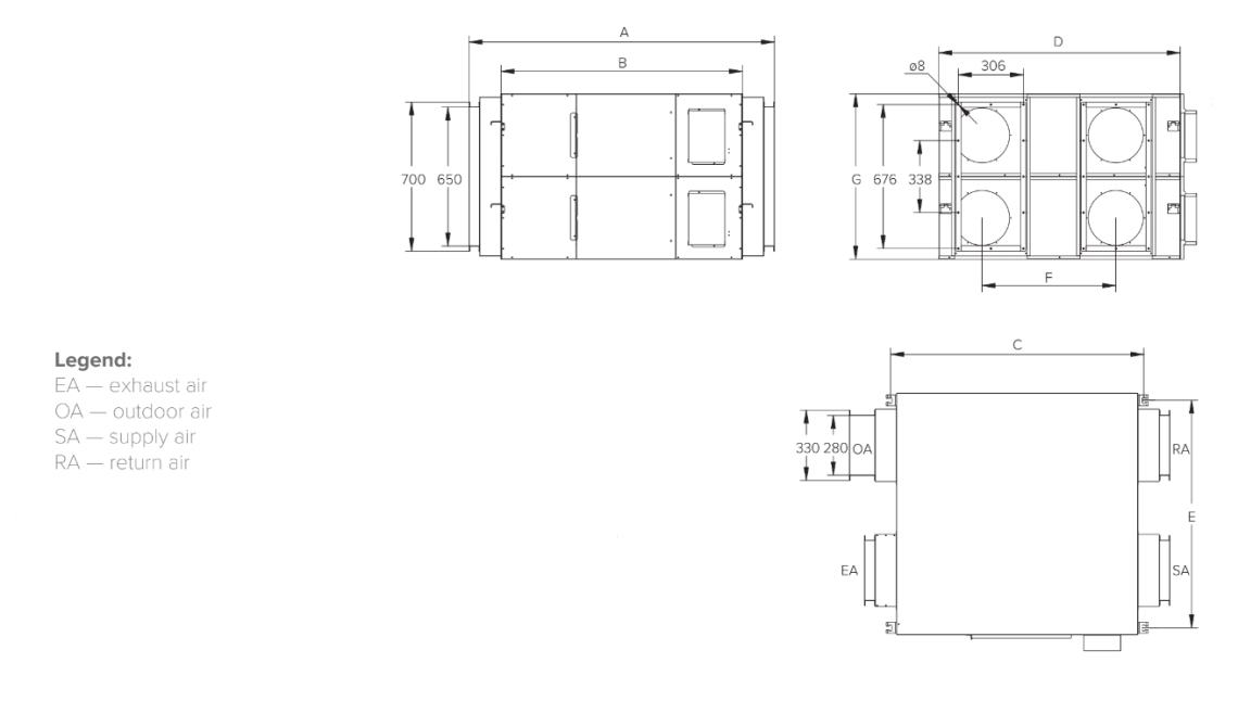 MyCond MVS***-DW Totale afmetingen - 4