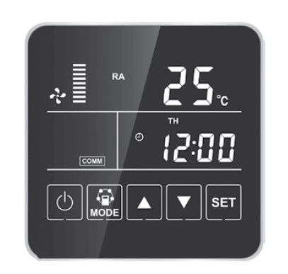 MyCond MVS***-DW bedieningspaneel ventilatie-unit