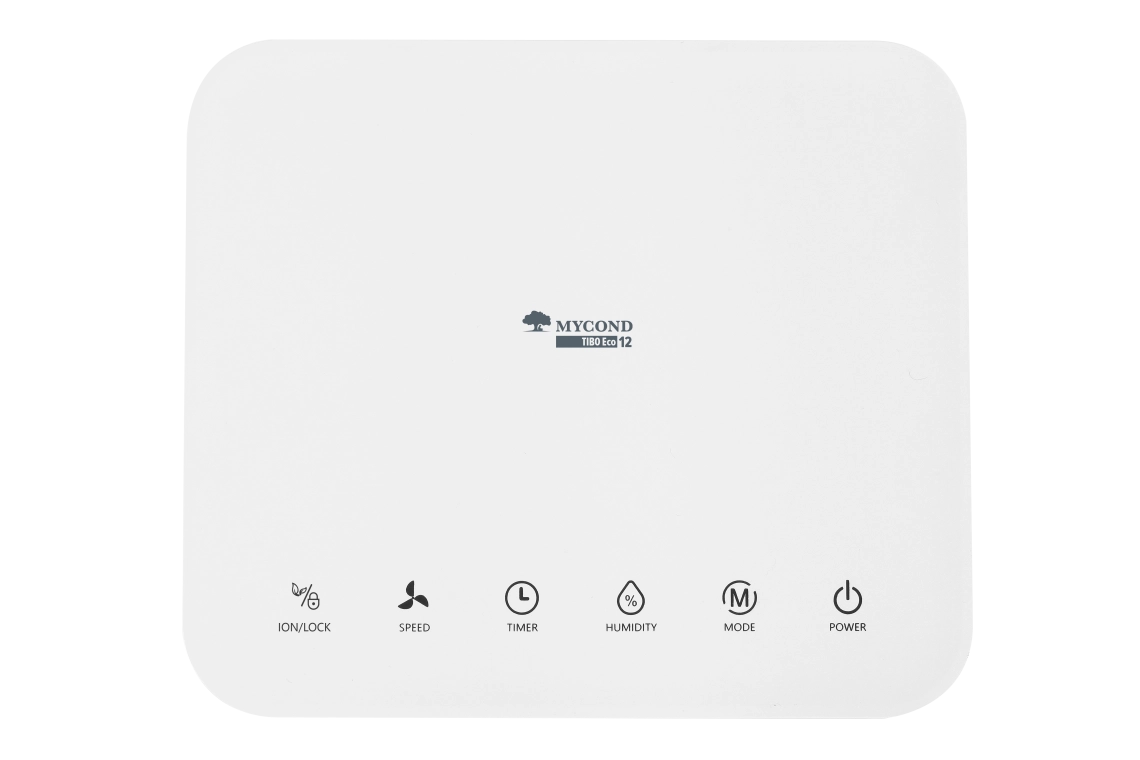 MyCond TIBO Eco 12 Compacte en efficiënte luchtontvochtiger voor huishoudelijk gebruik.