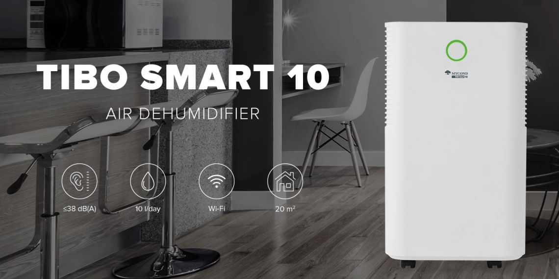 MyCond TIBO Smart 10 met Wi-Fi-bediening en laag geluidsniveau