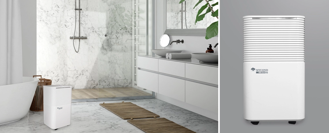 MyCond TIBO Smart 12 modern ontwerp en effectieve luchtontvochtiging