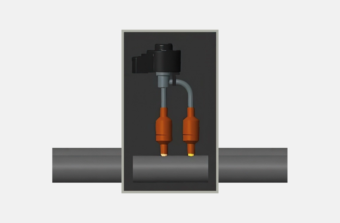 MyCond Wandmontage met externe EEV elektronische klep met geluidsabsorberend effect