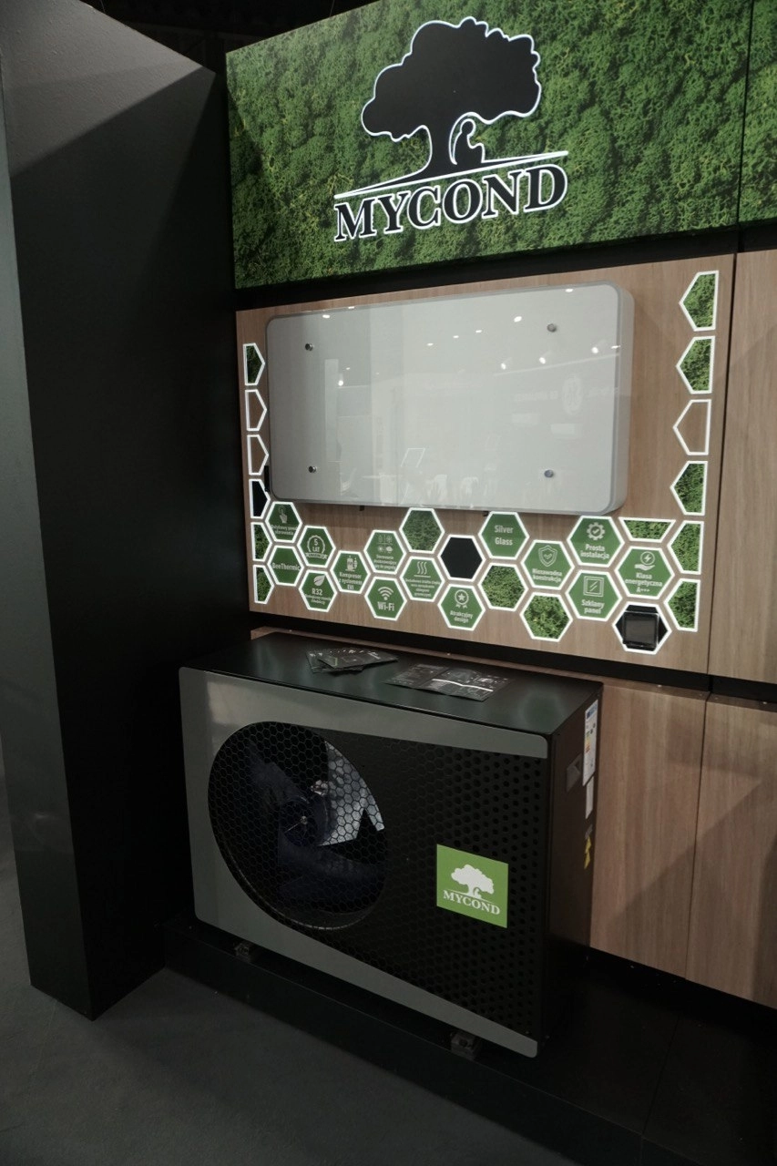 De stand van Mycond op de Warsaw HVAC Expo.