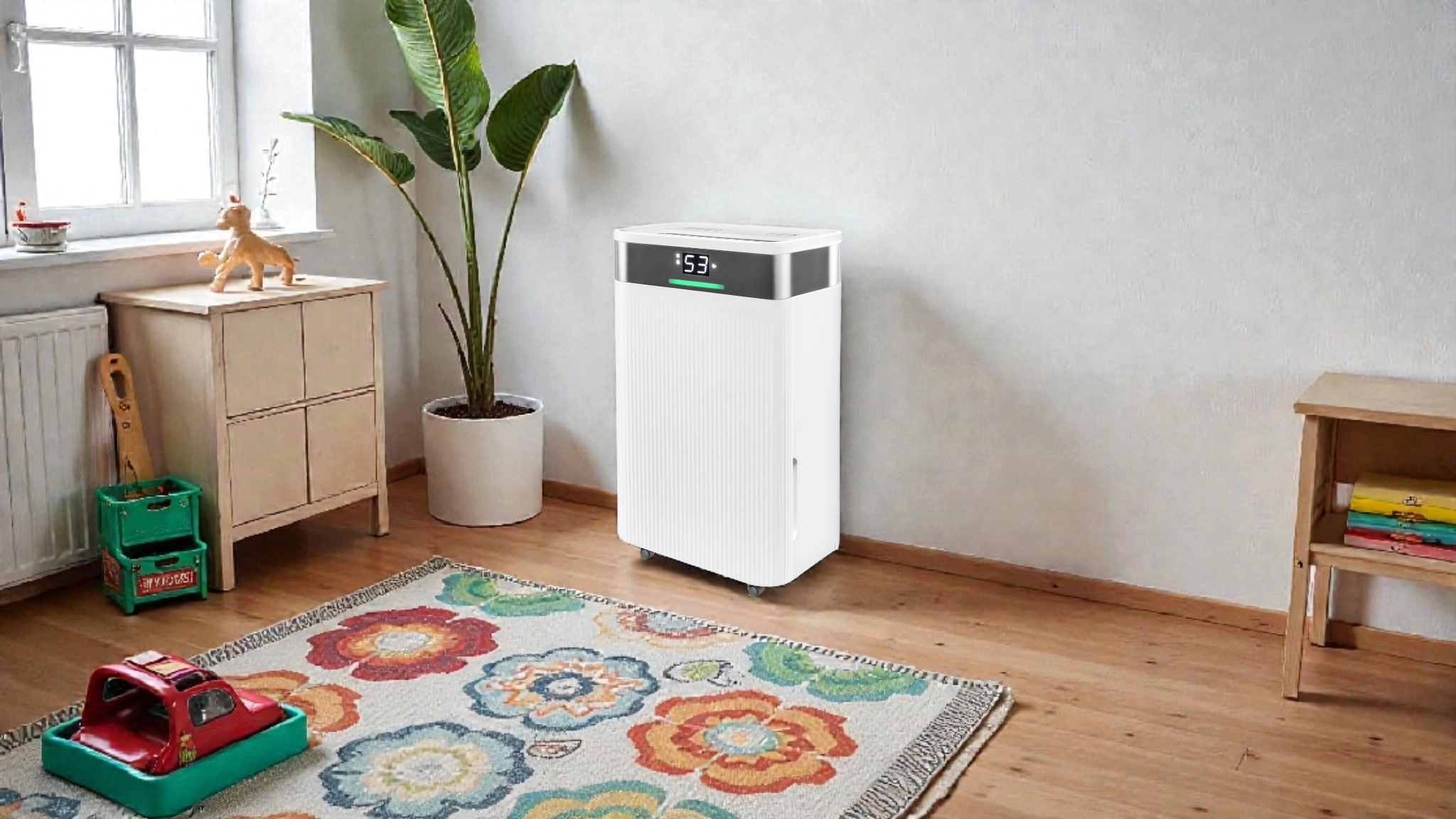 Huishoudelijke ontvochtiger voor de keuken met automatische ontdooiing, milieuvriendelijk Tibo Eco 12