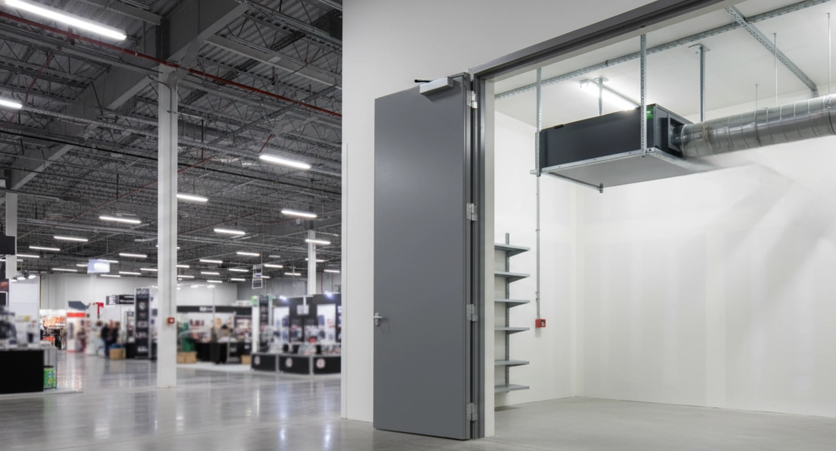 Kanaaldroger voor zwembaden, werking bij lage temperaturen Mycond MSHAC