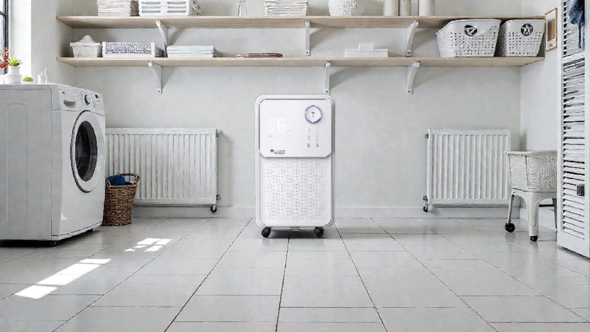 Luchtontvochtiger voor appartement met LED-display Yugo Smart 16