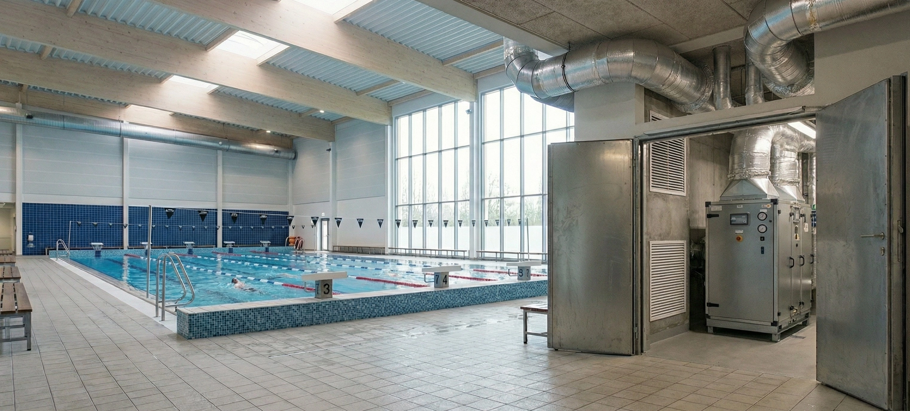 Luchtontvochtiger met corrosiebestendige wisselaar voor vochtige werking Mycond MID MSP