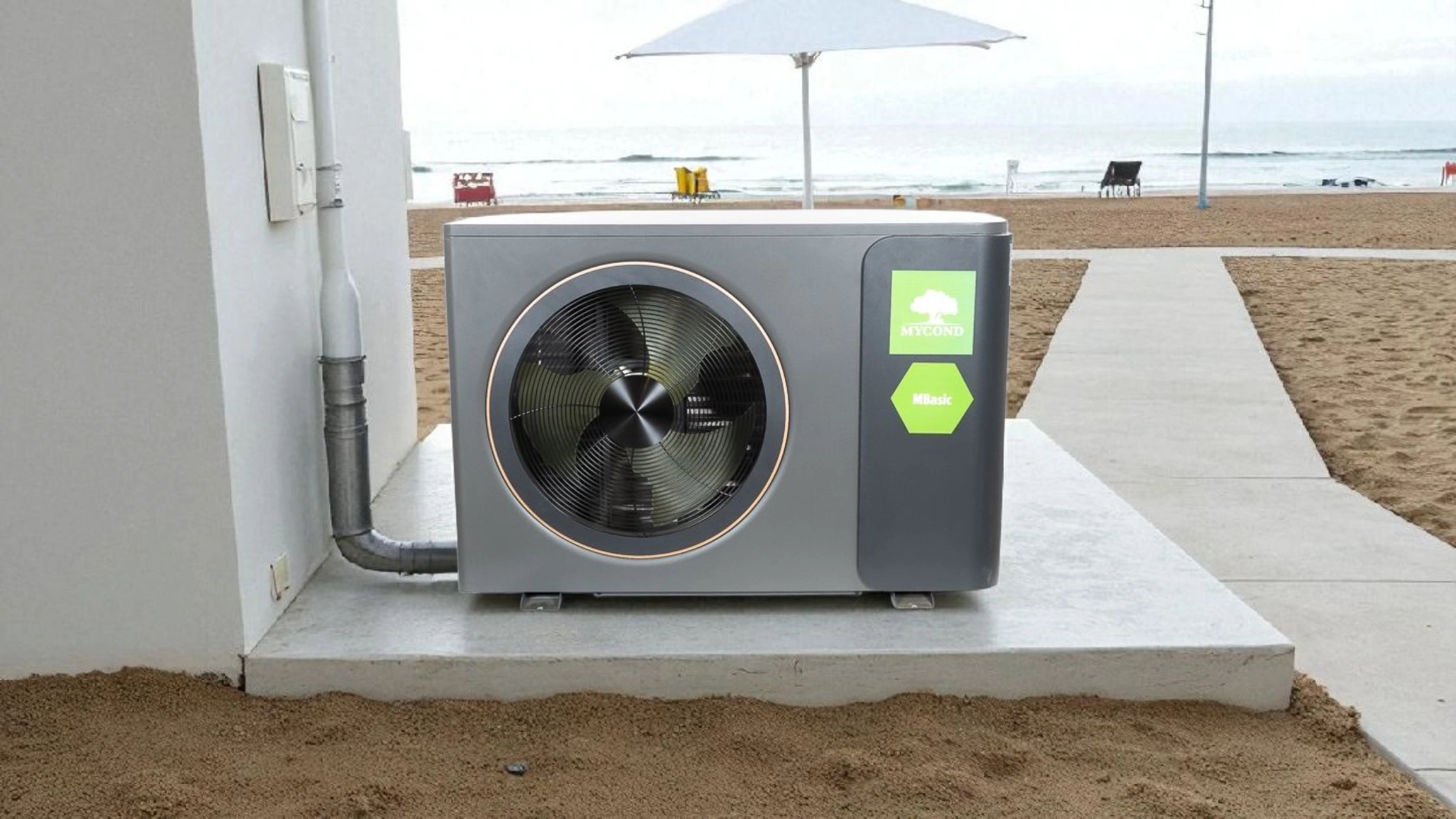 Ononderbroken warm water tijdens hittegolven met de Mycond MBasic warmtepomp