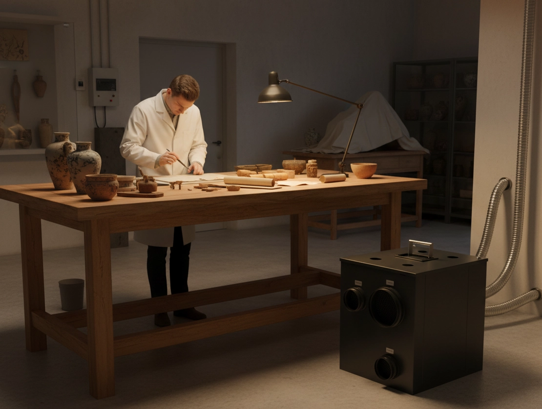 Systemen voor vochtcontrole voor musea en archieven: een projectbenadering