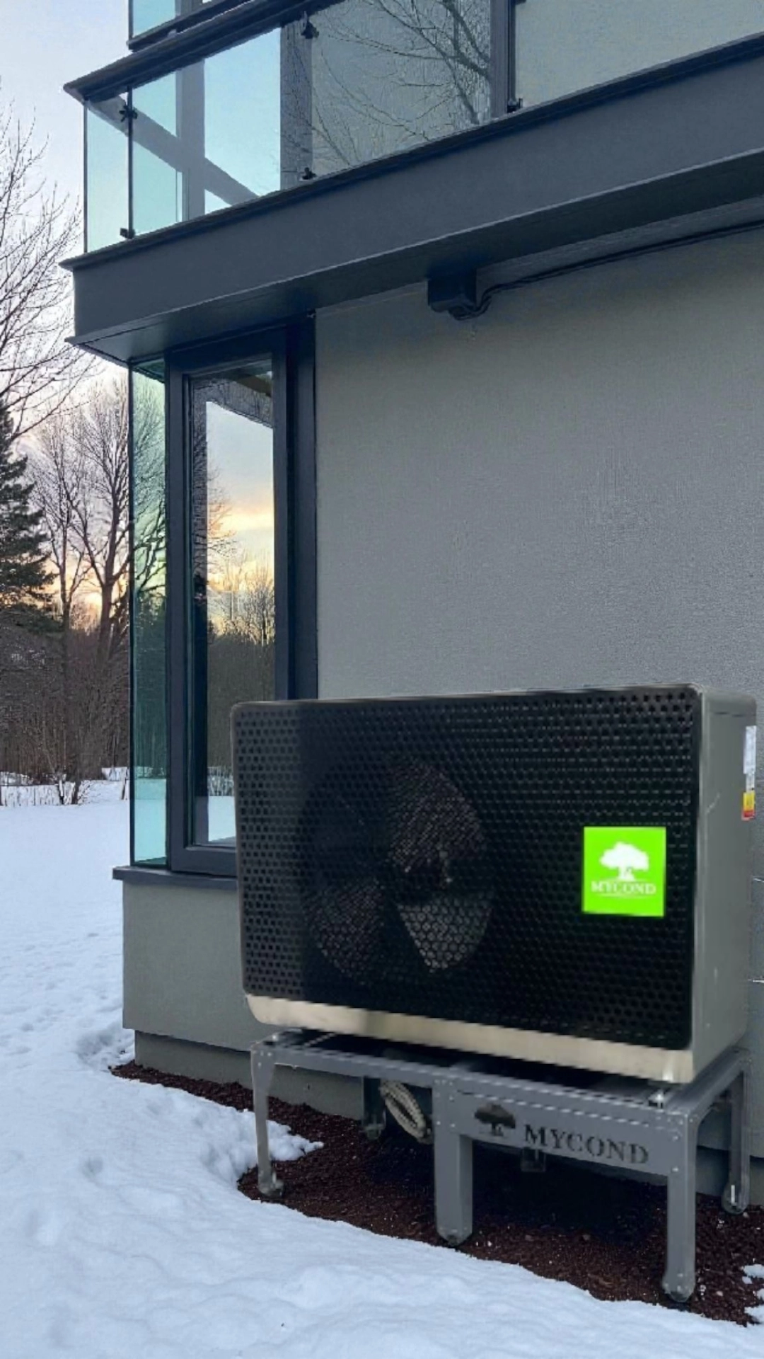 Warmtepomp voor appartement, zonale koeling met fancoils Mycond BeeSmart