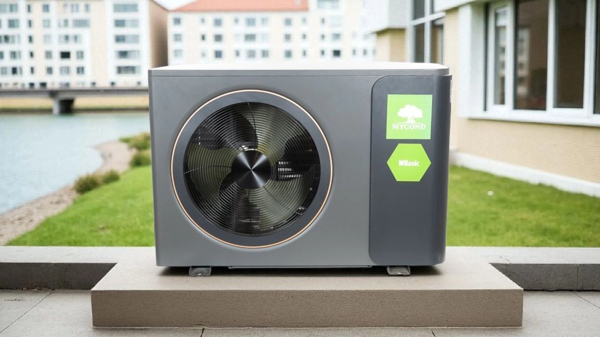 Warmtepomp voor verwarming en koeling het hele jaar door Mycond MBasic