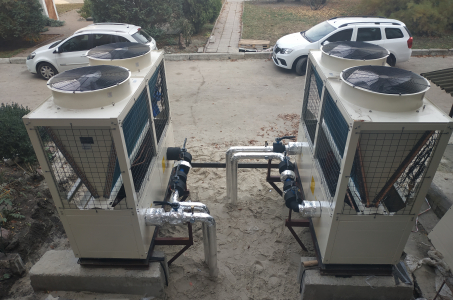 Concrete factory Modular heat pump MCU series