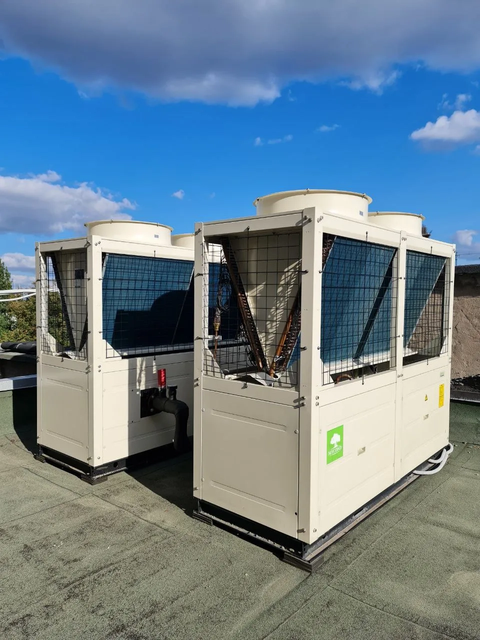 Productiefaciliteit met Mycond Modulaire warmtepomp STANDAARD MCU