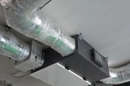 Productiehal met Mycond Energy recovery ventilatie-units MVC700-A