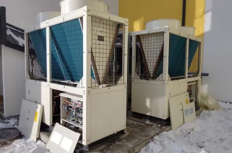 Commercieel retailklimaatsysteem aangedreven door Mycond Modulaire Warmtepomp
