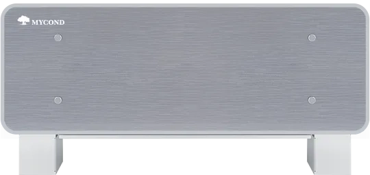 Design staande ventilatorconvectoren Serie Silver Glass Low