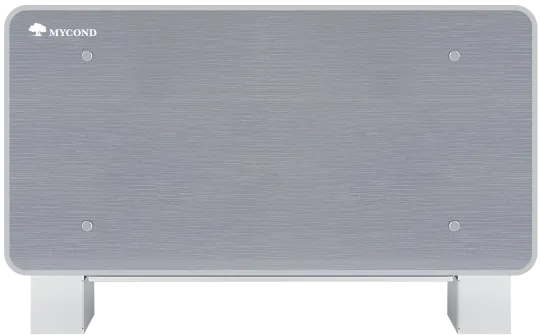 Design staande ventilatorconvectoren serie Silver Glass