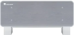 Design staande ventilatorconvectoren Serie Silver Glass Low