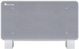Design staande ventilatorconvectoren serie Silver Glass
