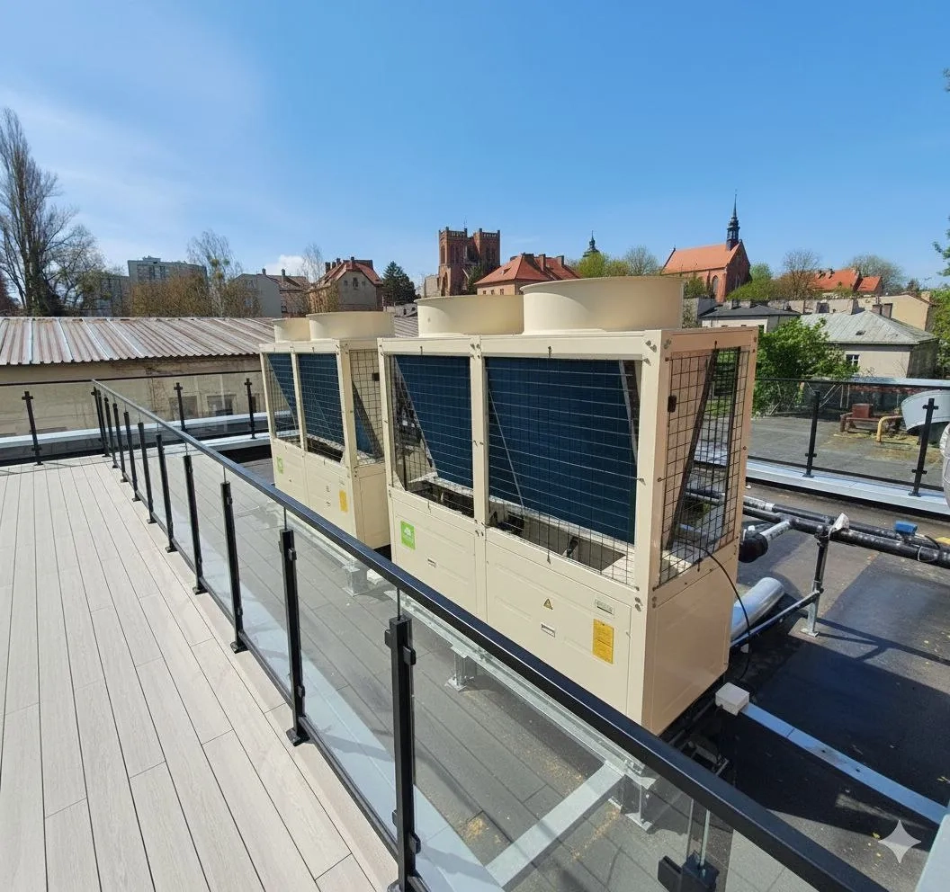 Modulaire warmtepompen voor de verwarming van hotels aan de hand van Mycond MCU-YHE