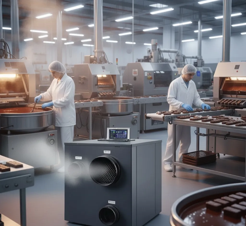 Technische berekening van de warmtelast van desiccant-ontvochtigers: methode voor bepaling en compensatie van de temperatuurstijging